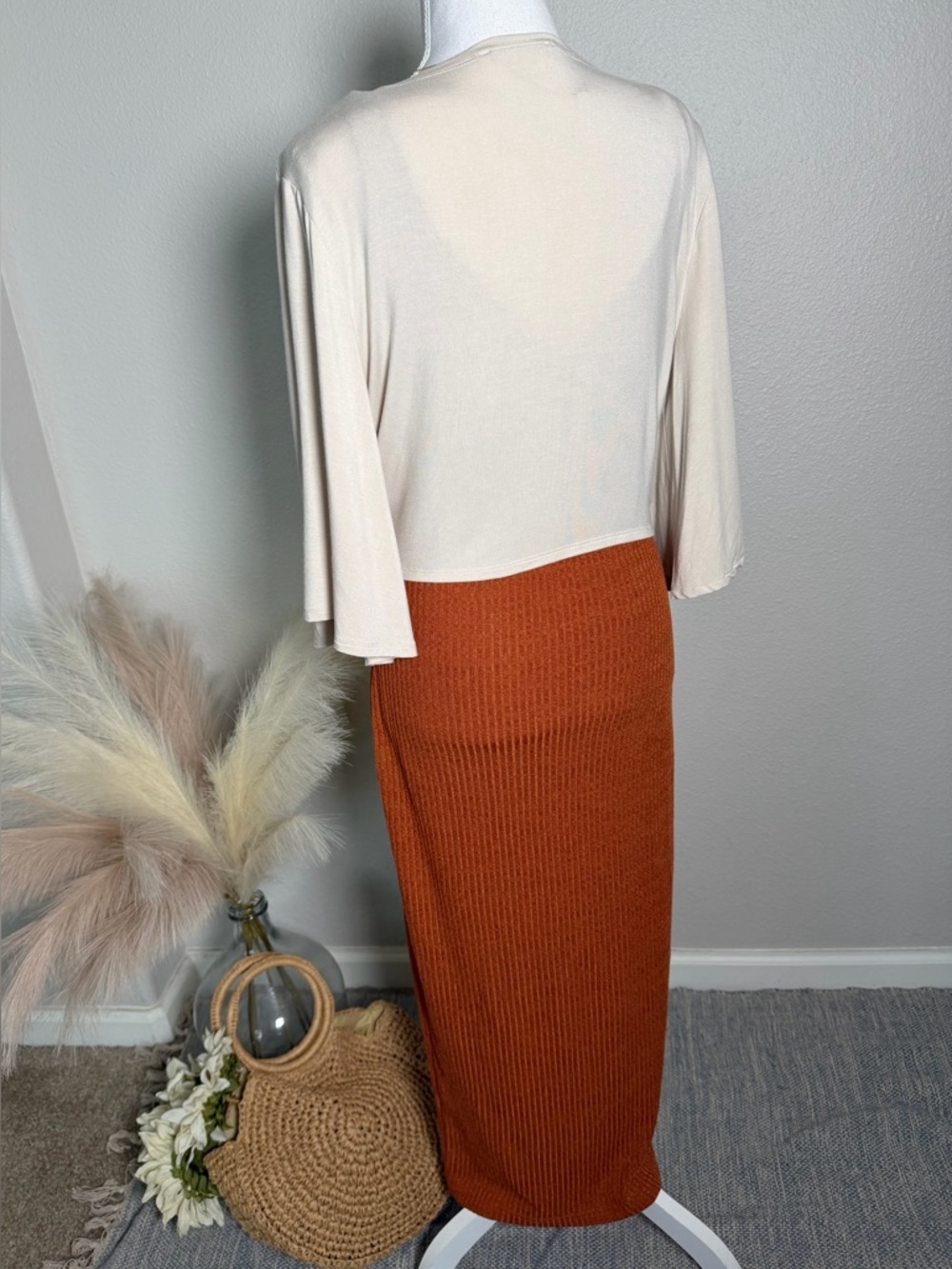 Zenana - Cream Multi Wrap crop Top - Picture 8 of 12
